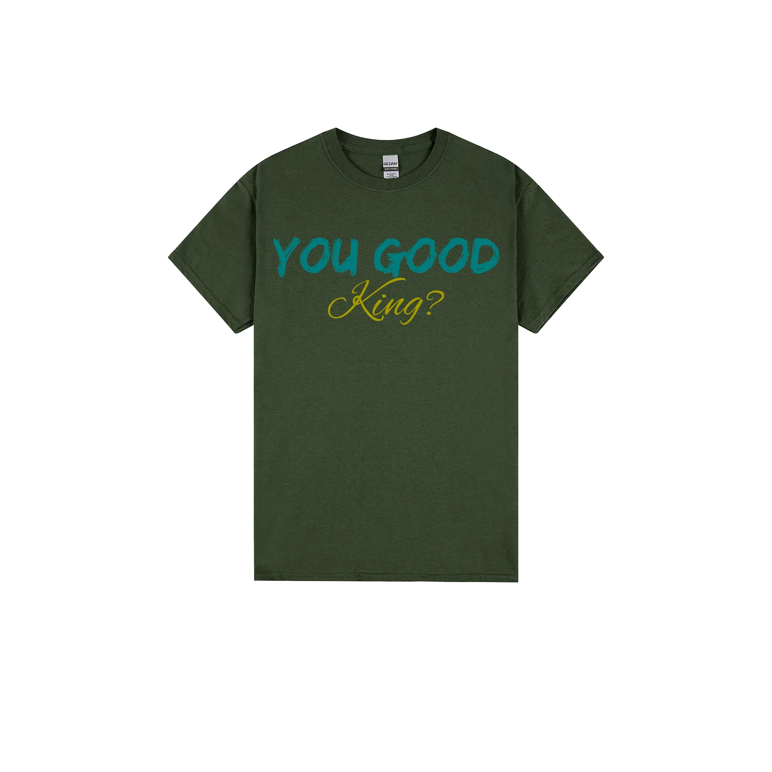 Forest Green front flat lay