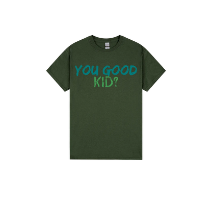 Forest Green front flat lay