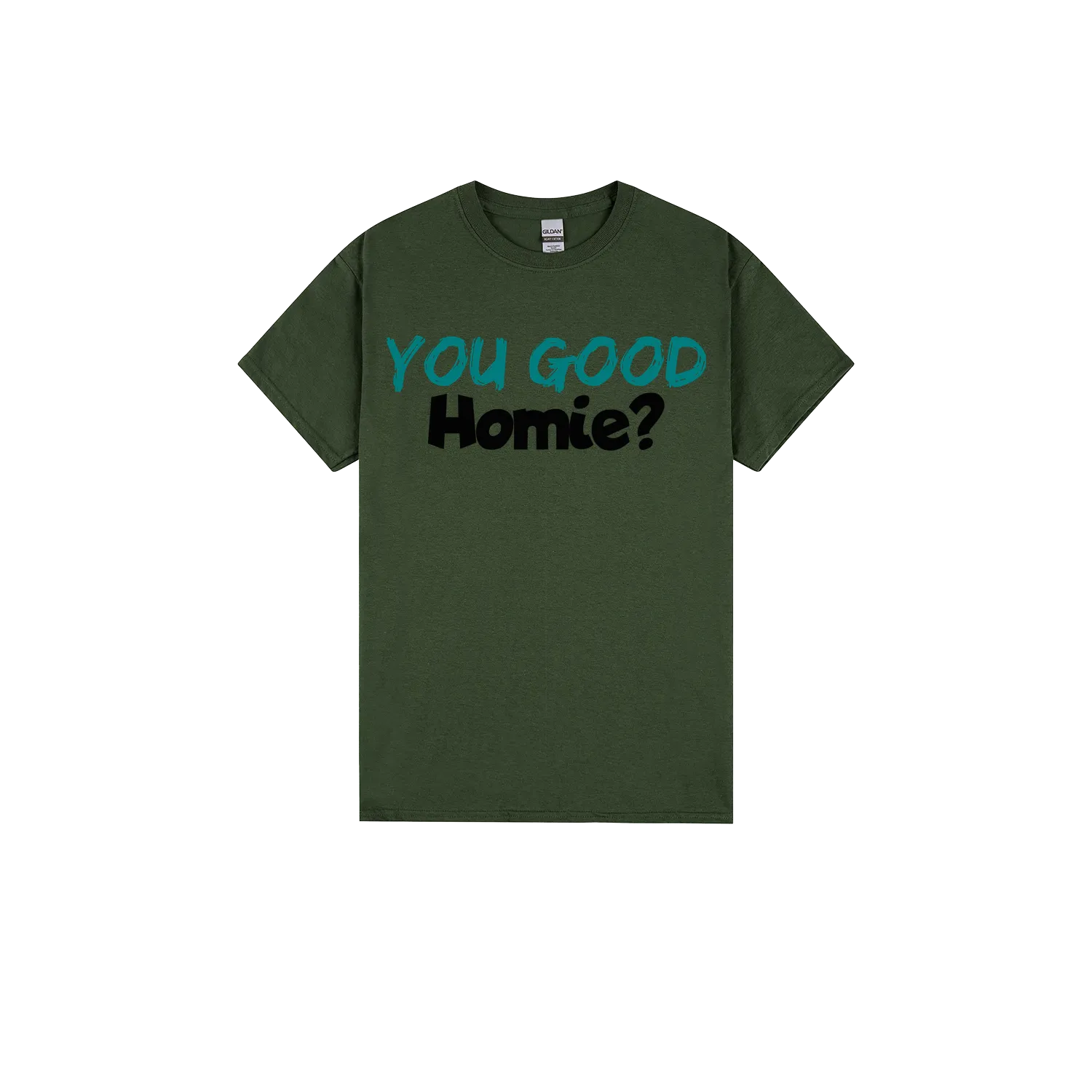 Forest Green front flat lay