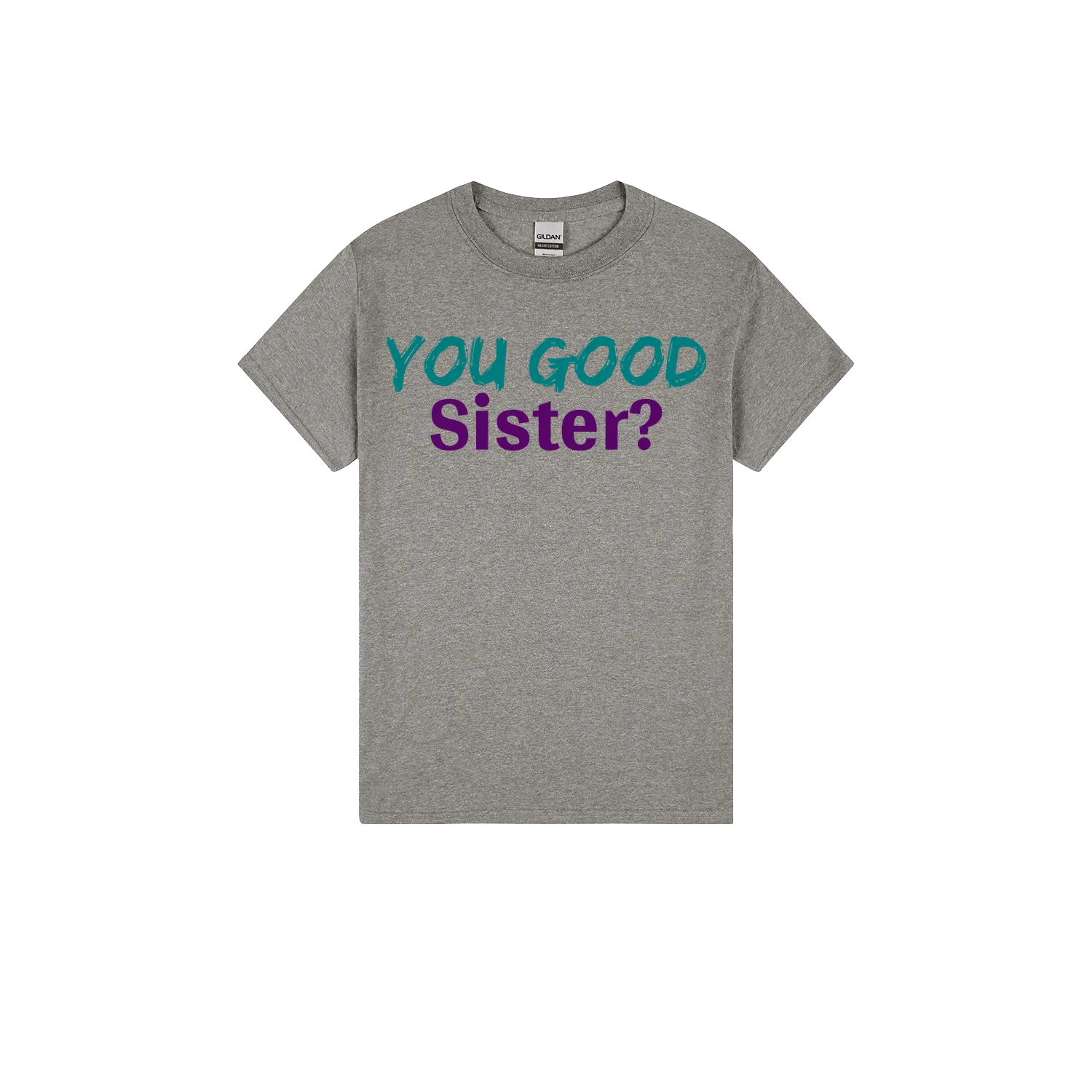 Heather Graphite front flat lay