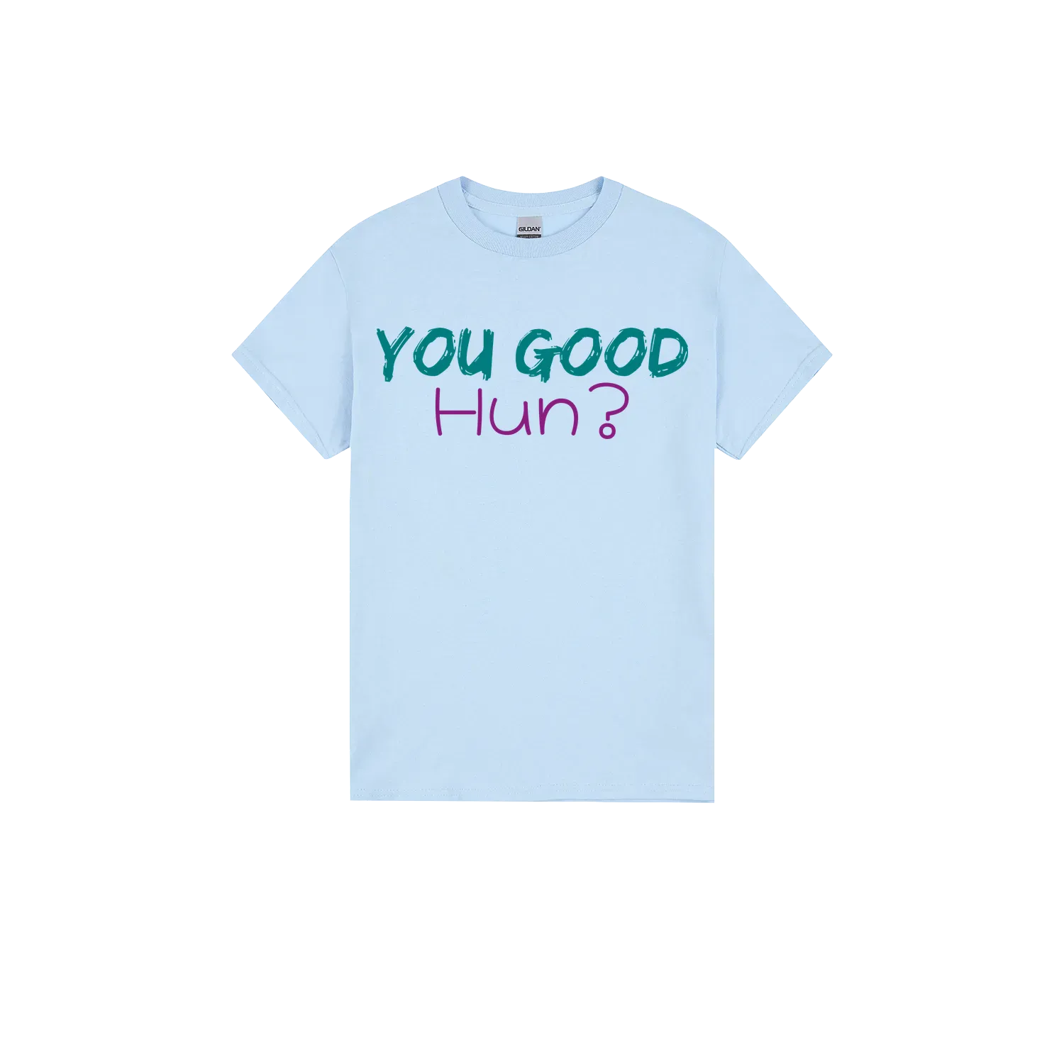 Light Blue front flat lay