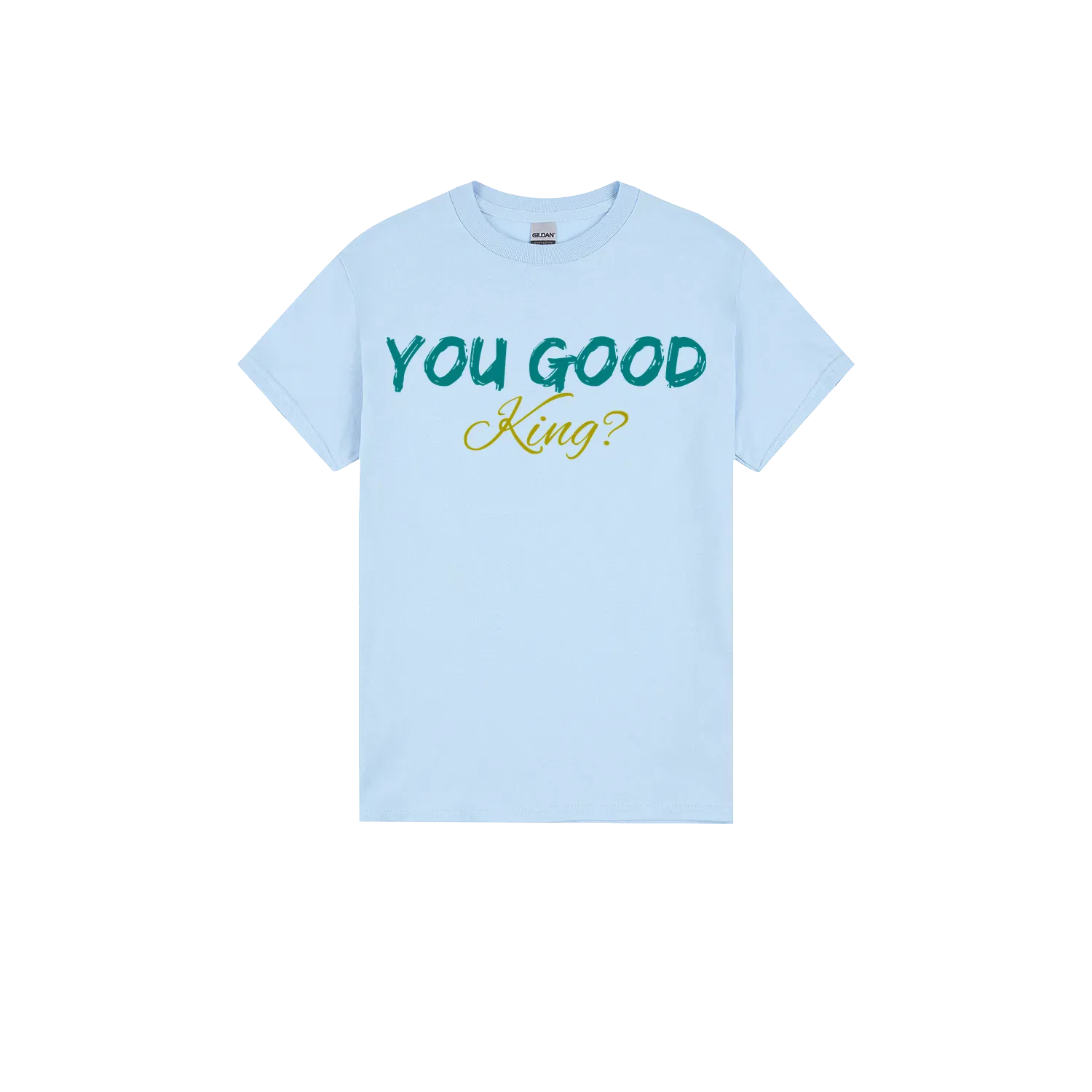 Light Blue front flat lay