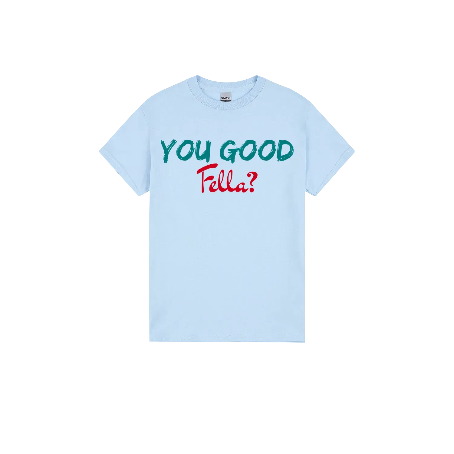 Light Blue front flat lay