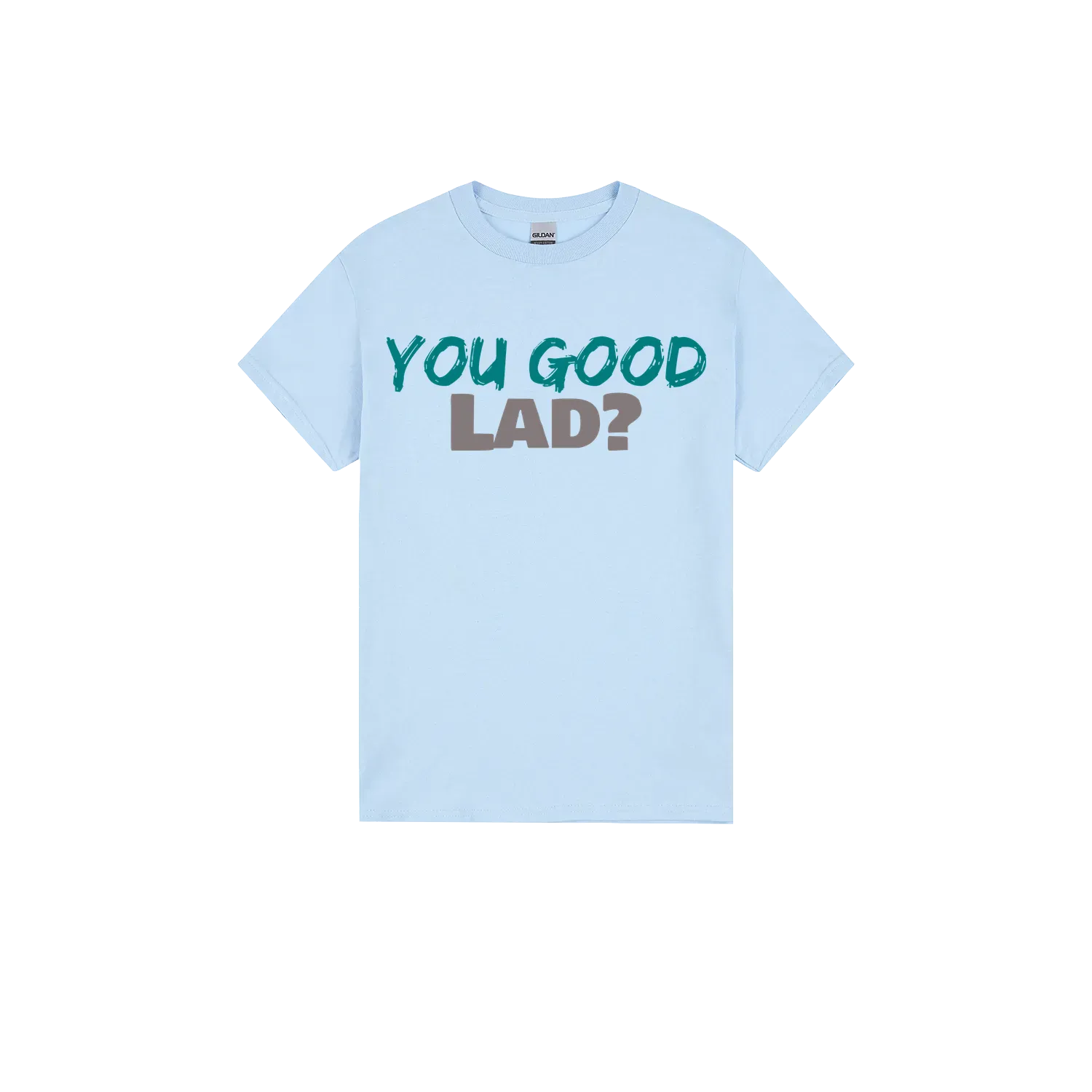 Light Blue front flat lay