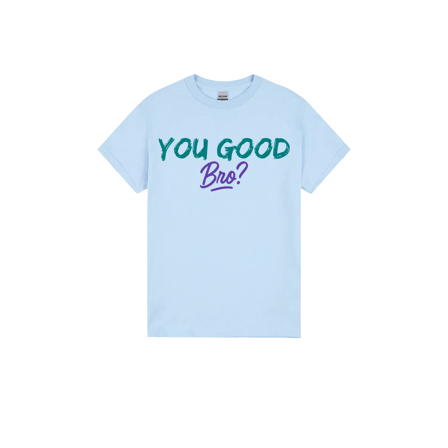 Light Blue front flat lay