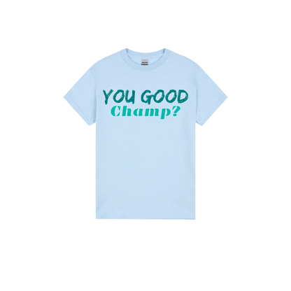 Light Blue front flat lay