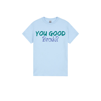 Light Blue front flat lay