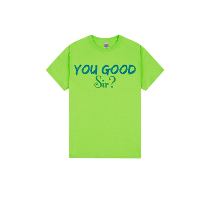Lime front flat lay