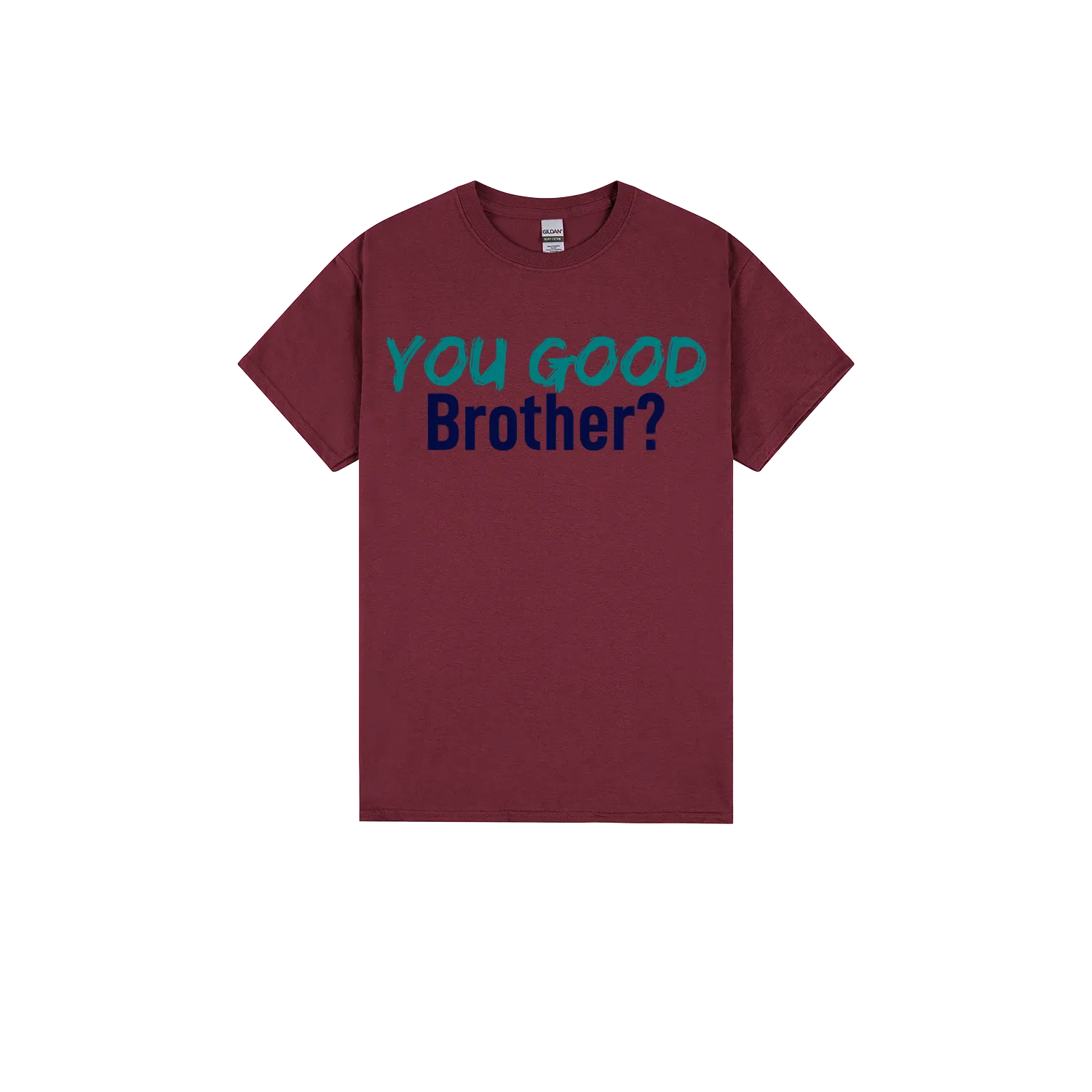 Maroon front flat lay