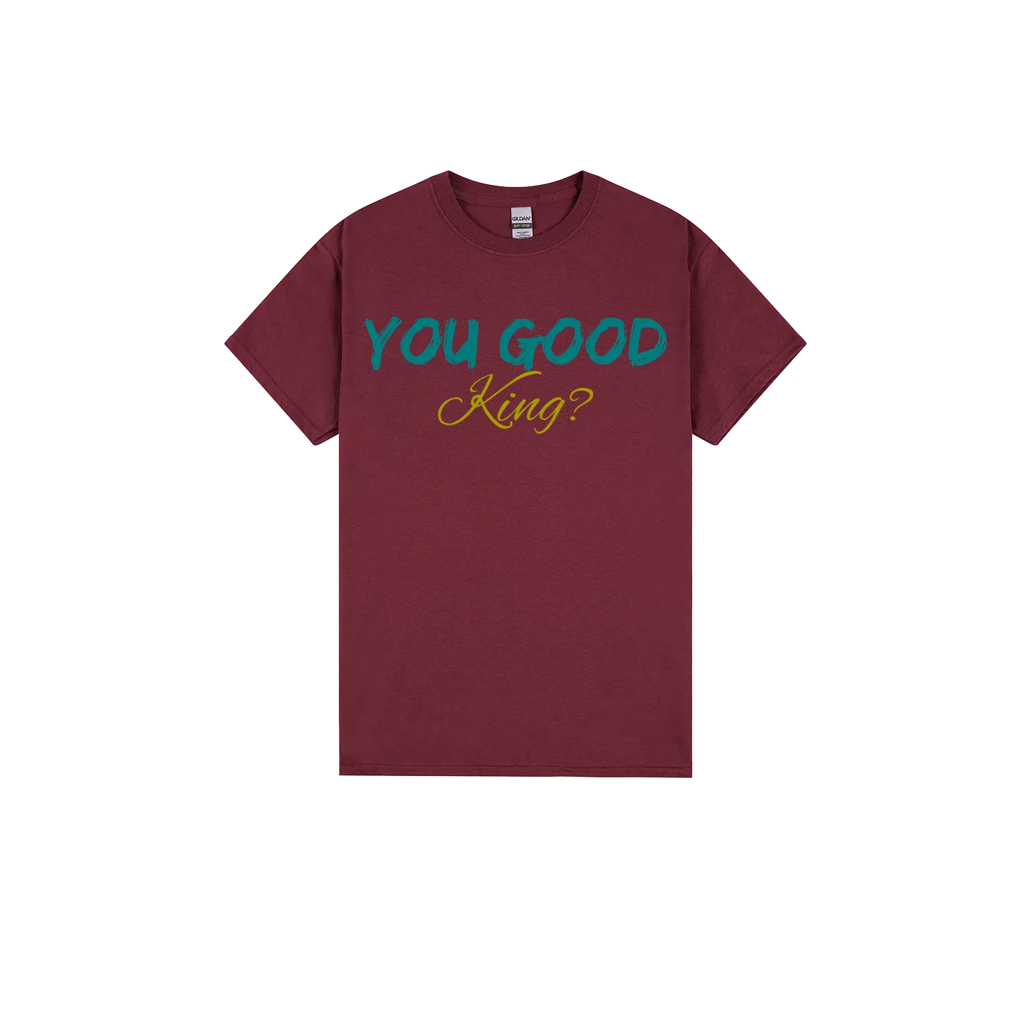 Maroon front flat lay