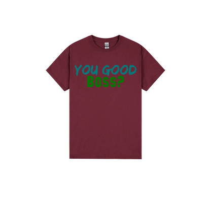 Maroon front flat lay