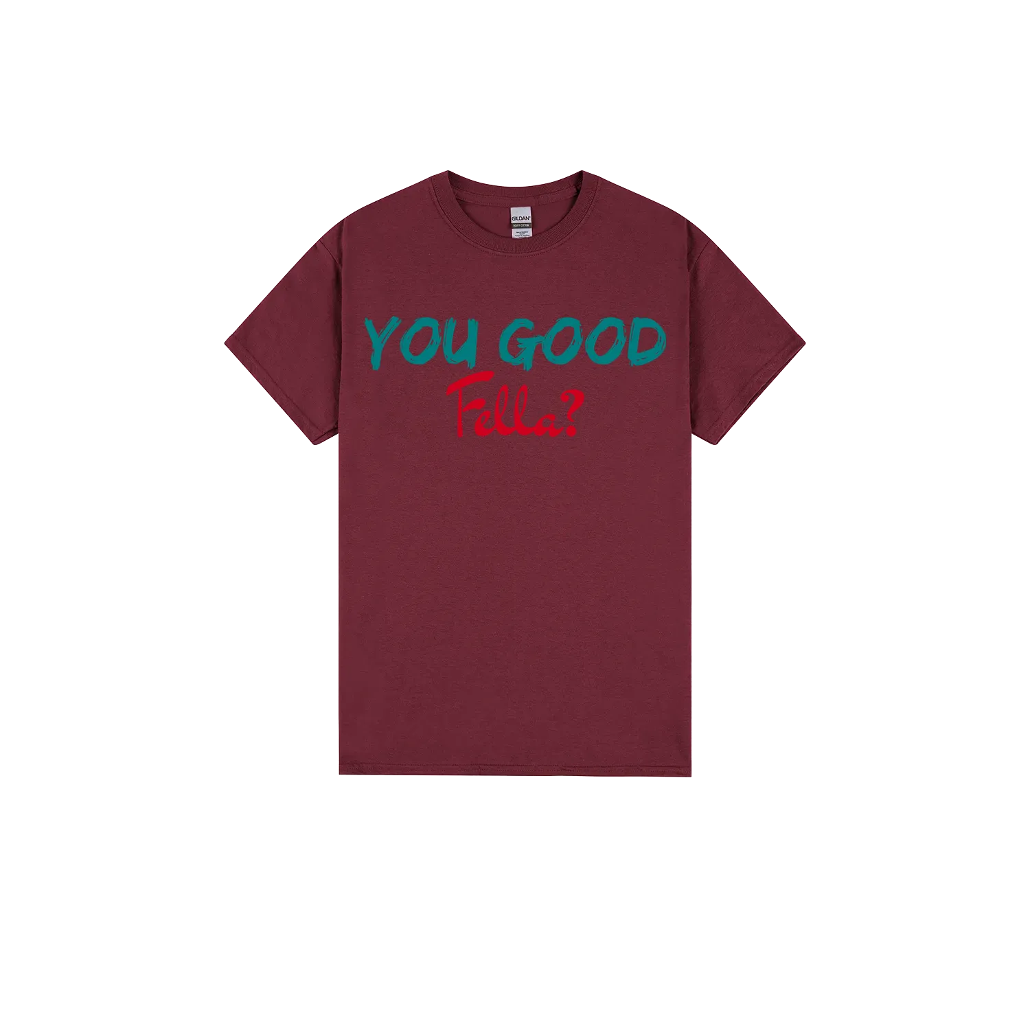 Maroon front flat lay