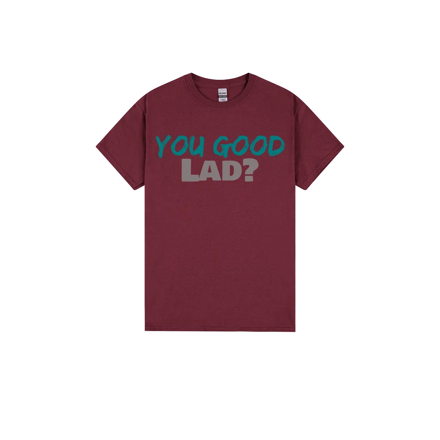 Maroon front flat lay