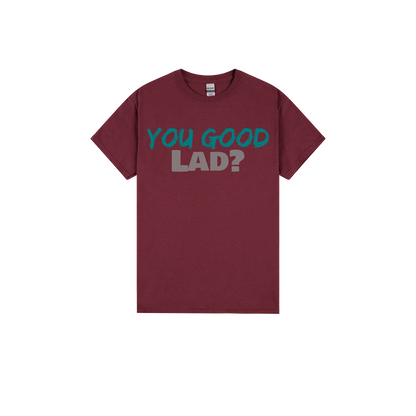 Maroon front flat lay