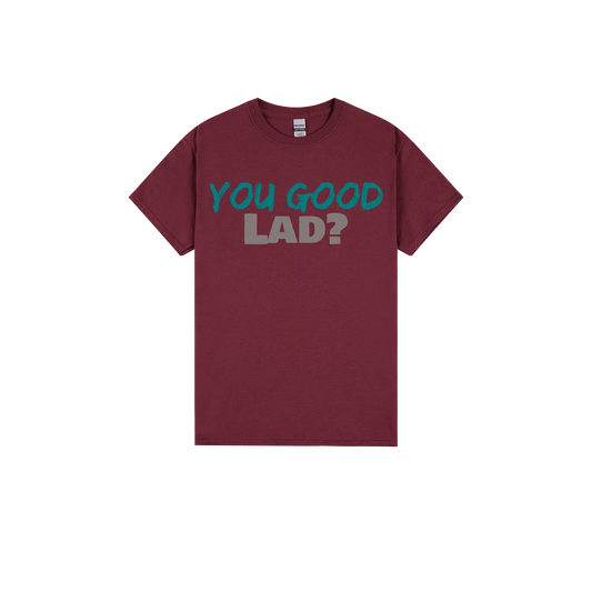 Maroon front flat lay