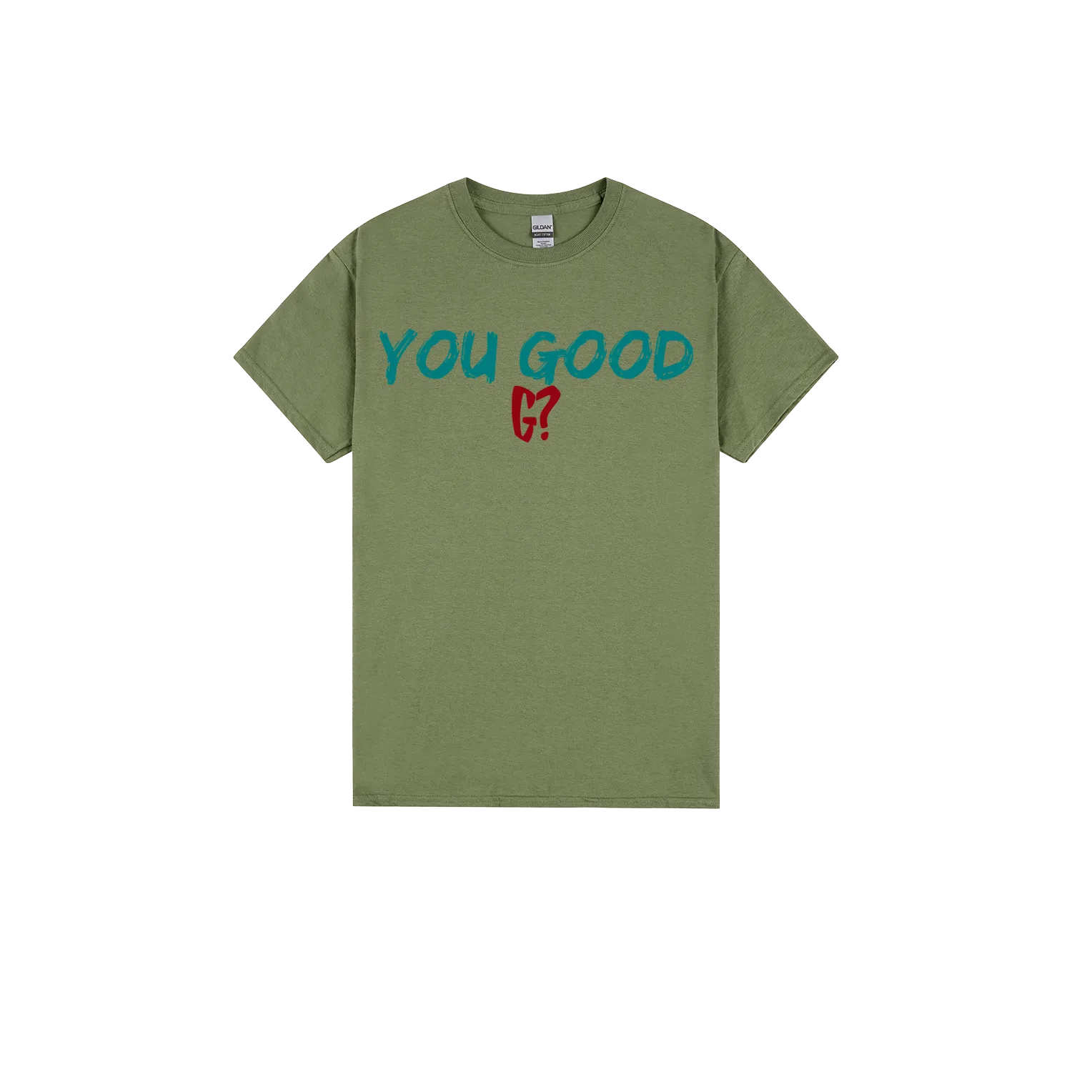 Military Green front flat lay