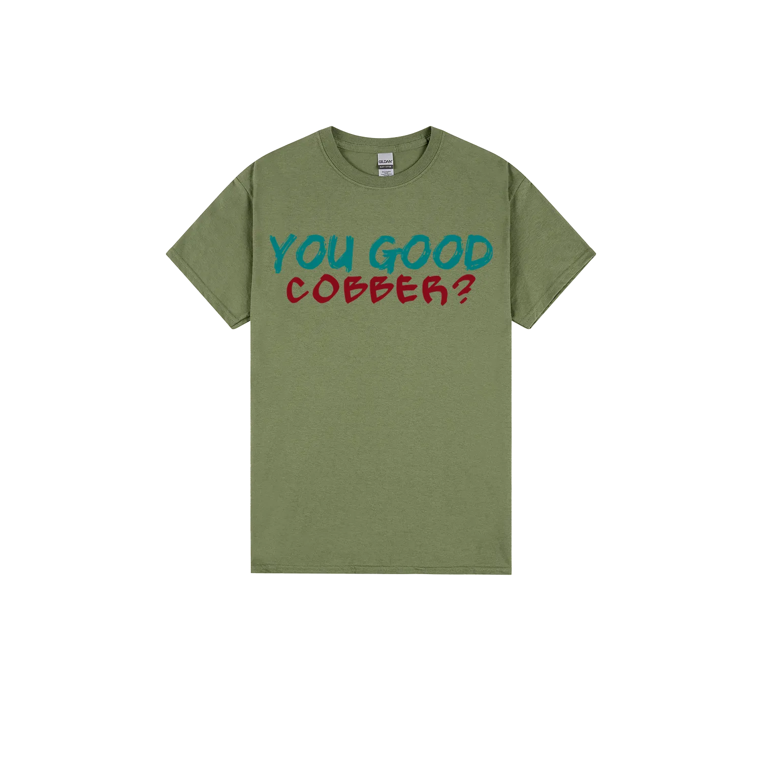 Military Green front flat lay