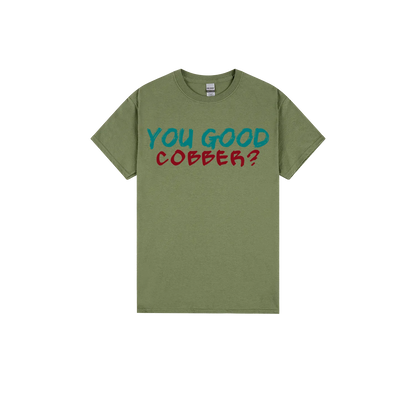 Military Green front flat lay