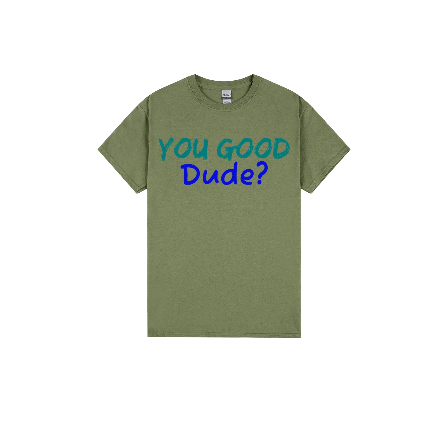 Military Green front flat lay