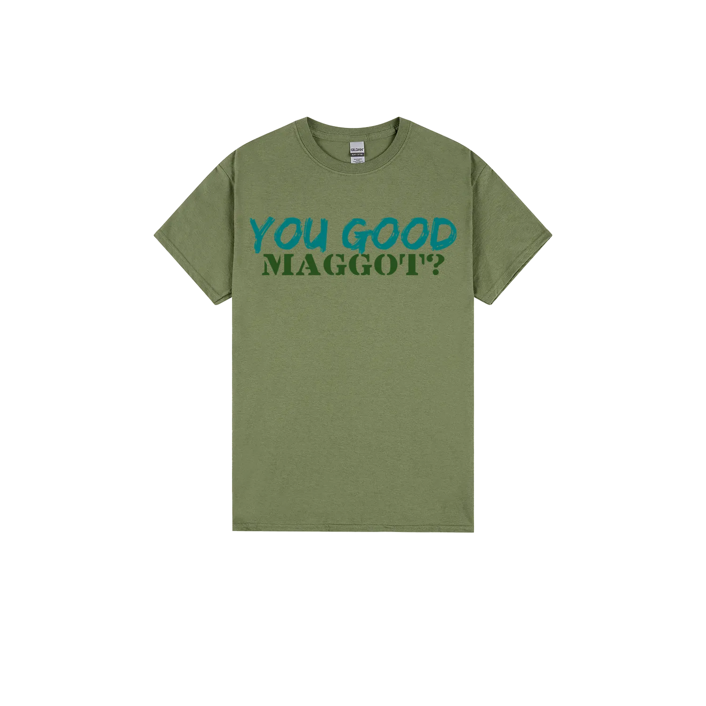 Military Green front flat lay