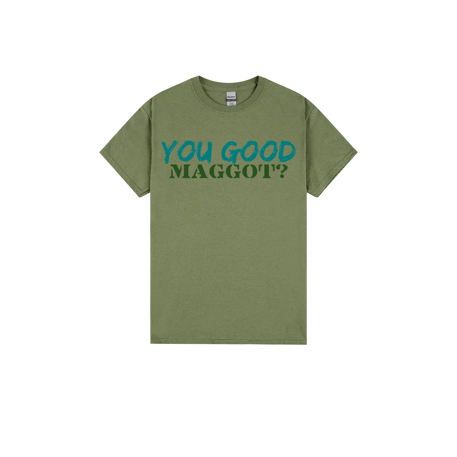 Military Green front flat lay