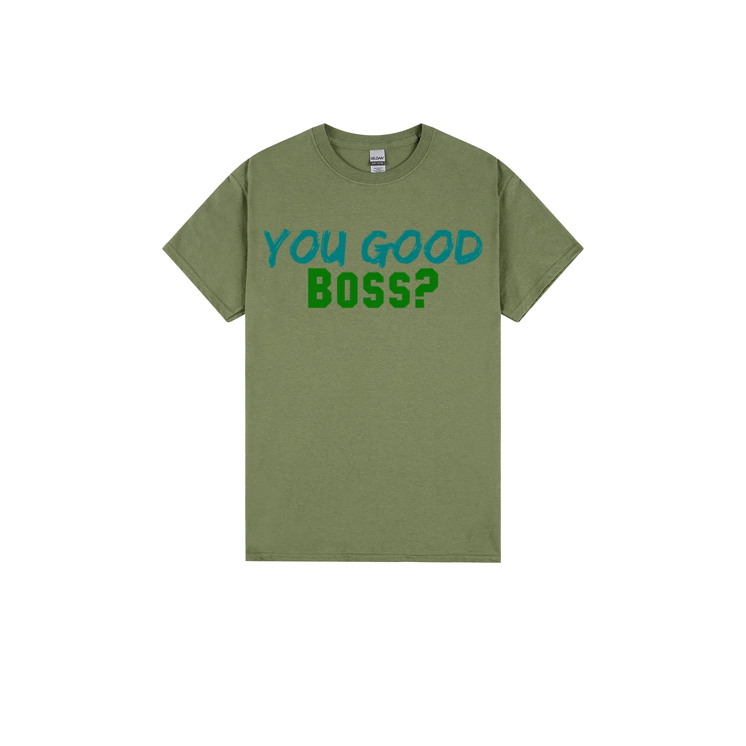 Military Green front flat lay