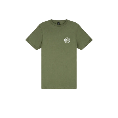 Military Green front flat lay