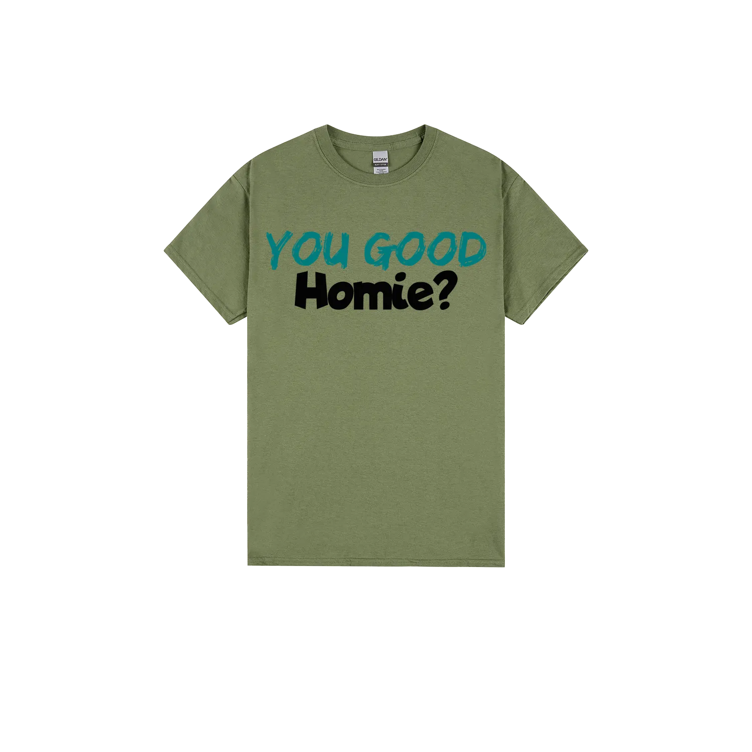 Military Green front flat lay