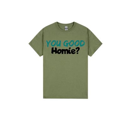 Military Green front flat lay