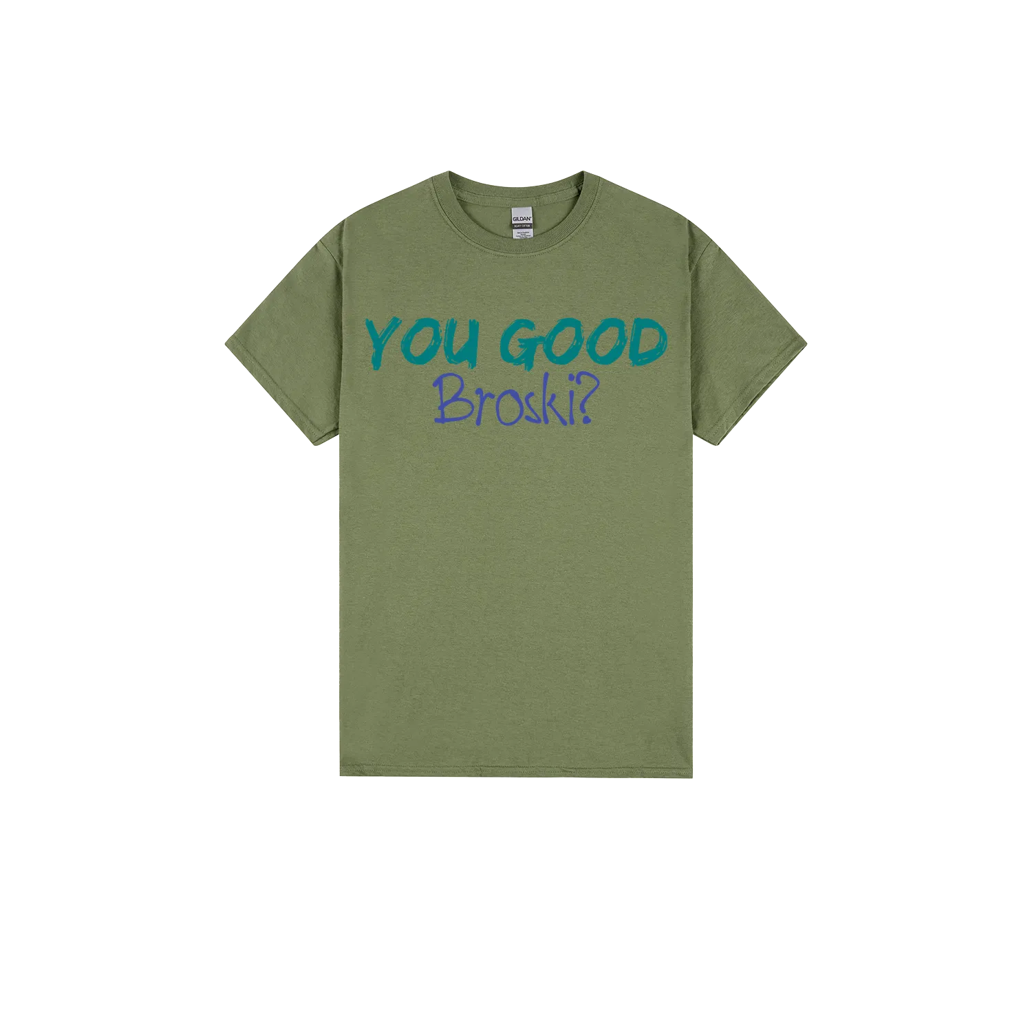 Military Green front flat lay
