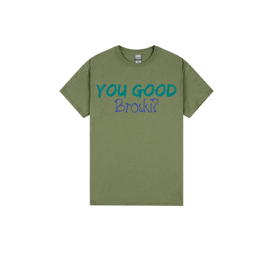 Military Green front flat lay