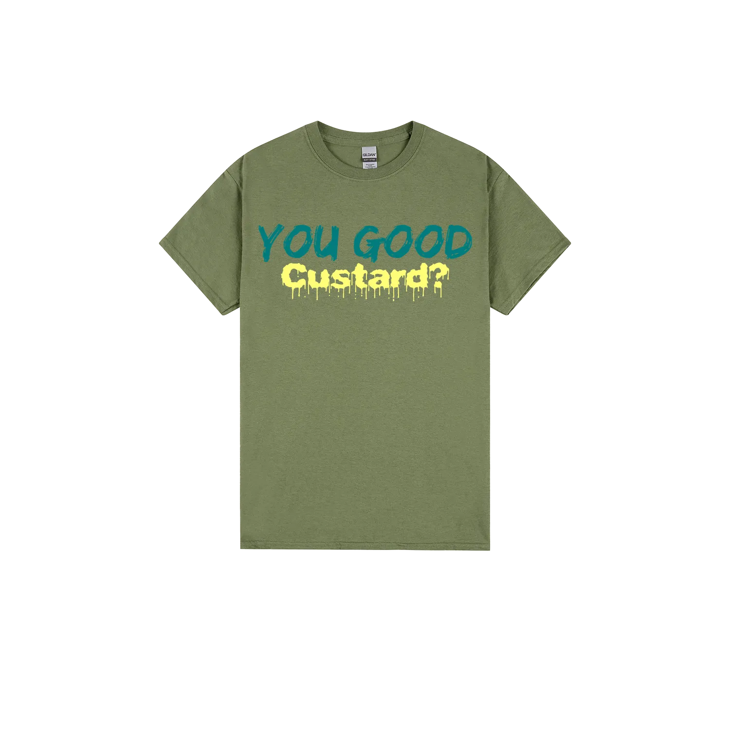 Military Green front flat lay