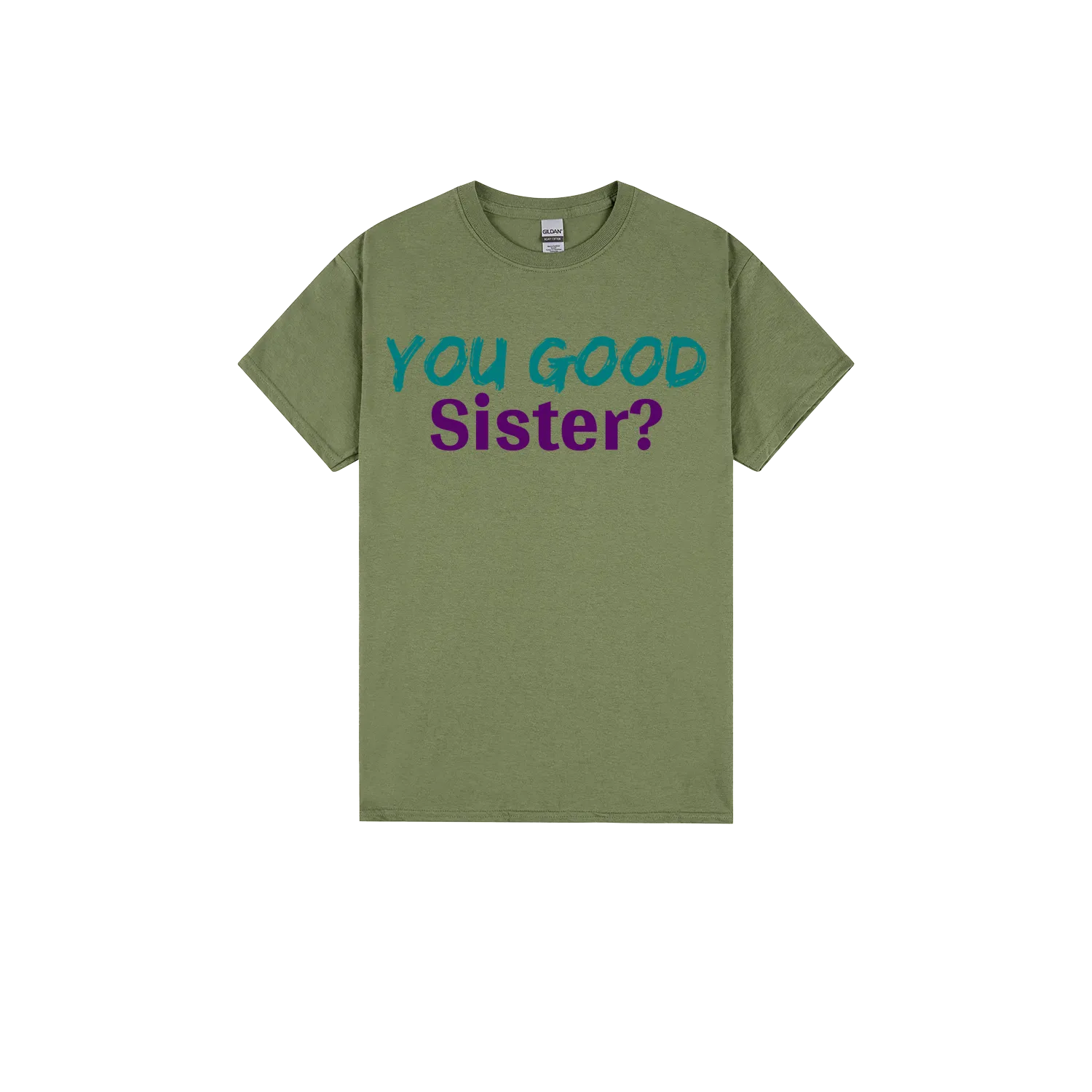 Military Green front flat lay