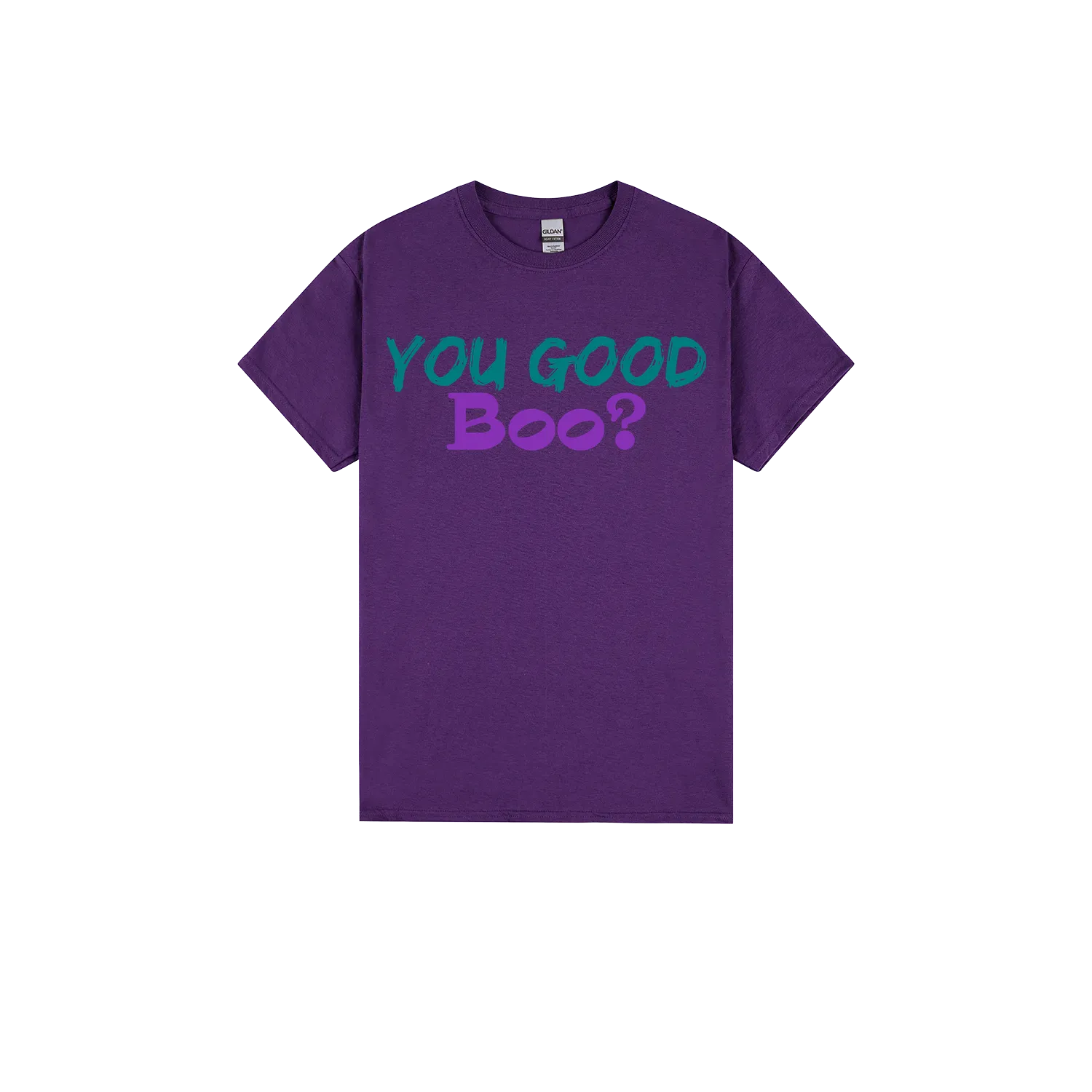 Purple front flat lay